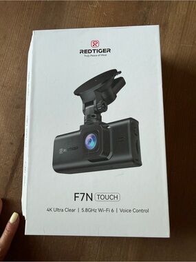 REDTIGER F7N Touch 4K Ultra HD Dash Cam WiFi 6 Voice Control